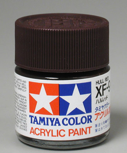 TAMIYA Acrylic XF9 Flat, Hull Red 23ml (81309) 49376296