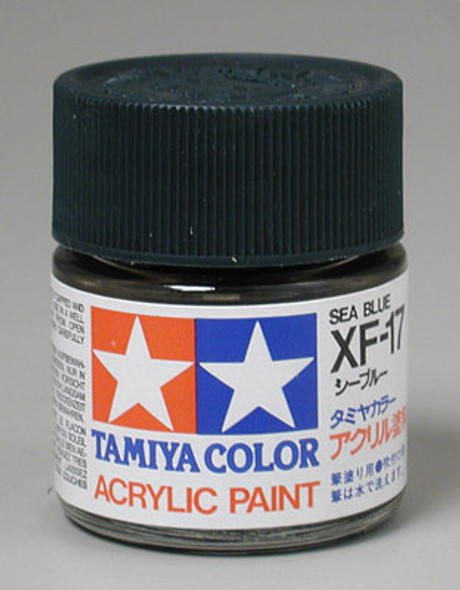 TAMIYA Acrylic XF17 Flat, Sea Blue 23ml (81317) 49376371