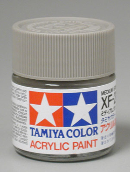 TAMIYA Acrylic XF20 Flat, Med Grey 23ml (81320) 49376302