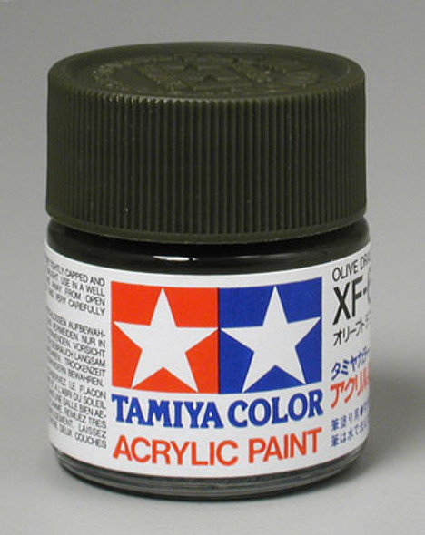 TAMIYA Acrylic XF62, Flat Olive Drab 23ml (81362) 49376623