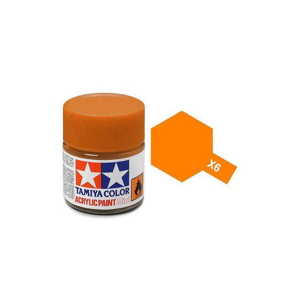 TAMIYA Acrylic Mini X6, Orange 10ml (81506) 45032752