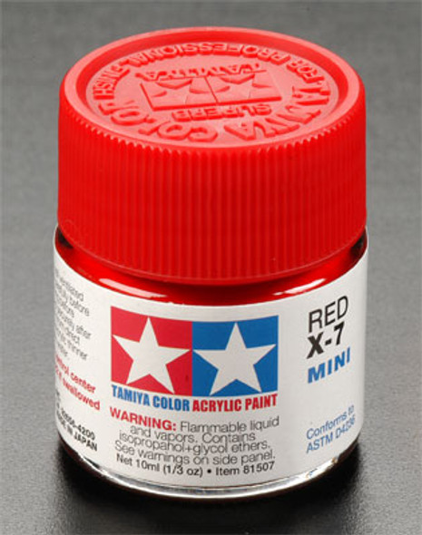 TAMIYA Acrylic Mini X7, Red 10ml (81507) 45032769