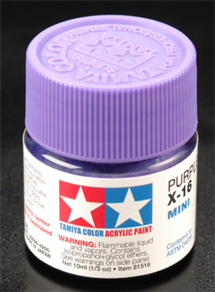 TAMIYA Acrylic Mini X16, Purple 10ml (81516) 45032851