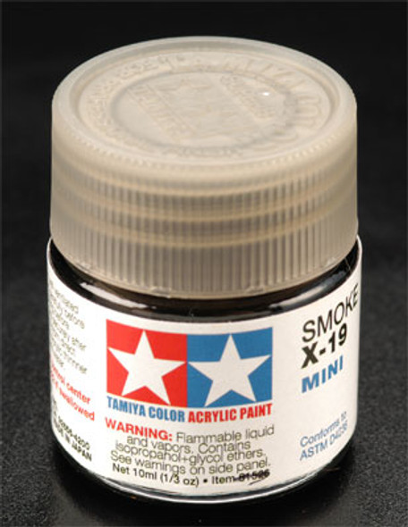 TAMIYA Acrylic Mini X19, Smoke 10ml (81519) 45032882