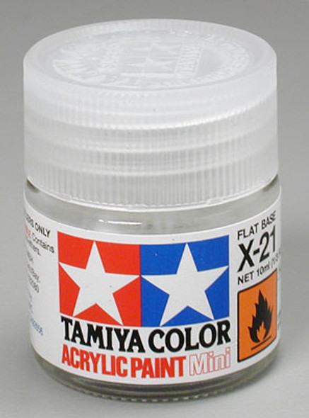 TAMIYA Acrylic Mini X21, Flat Base 10ml (81521) 45035401