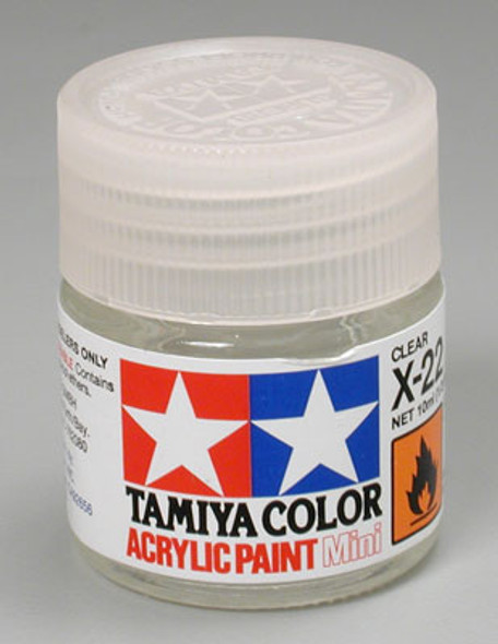 TAMIYA Acrylic Mini X22, Clear 10ml (81522) 45035418