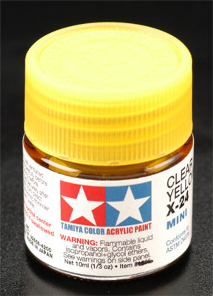 TAMIYA Acrylic Mini X24, Clear Yellow 10ml (81524) 45035432