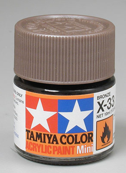TAMIYA Acrylic Mini X33, Metallic Bronze 10ml (81533) 49376890