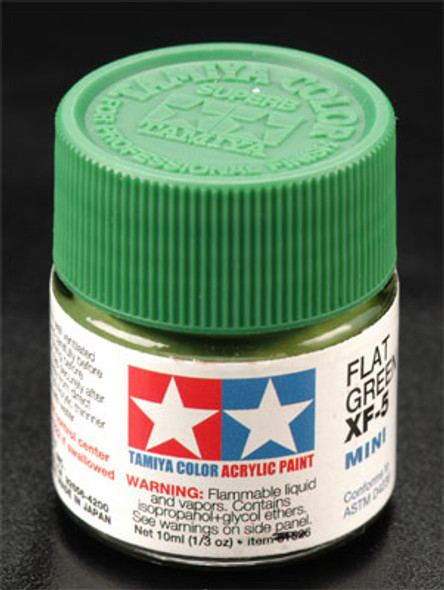 TAMIYA Acrylic Mini XF5, Flat Green 10ml (81705) 45035524