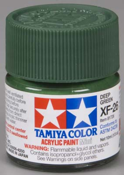 TAMIYA Acrylic Mini XF26, Deep Green 10ml (81726) 45035739