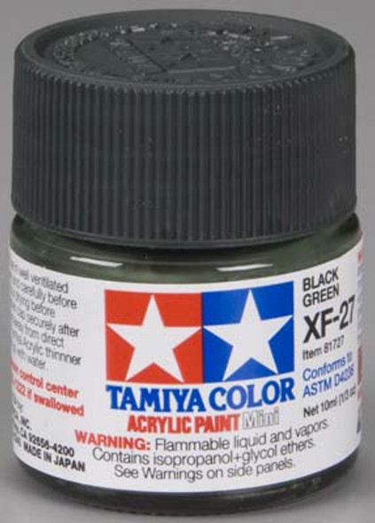 TAMIYA Acrylic Mini XF27, Black Green 10ml (81727) 45035746