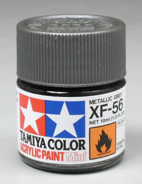 TAMIYA Acrylic Mini XF56, Metallic Grey 10ml (81756) 45035821