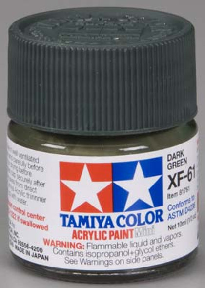 TAMIYA Acrylic Mini XF61, Dark Green 10ml (81761) 45035876