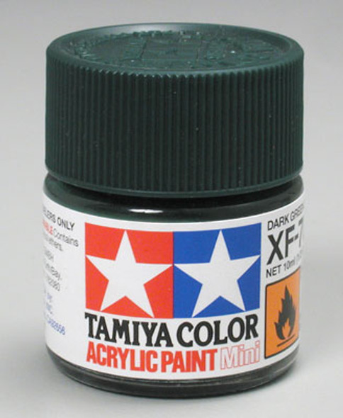 TAMIYA Acrylic XF70, Flat Dark Green 10ml (81770) 45035968