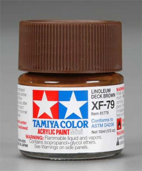 TAMIYA Acrylic Mini XF79, L Deck Brown 10ml (81779) 4950344817795