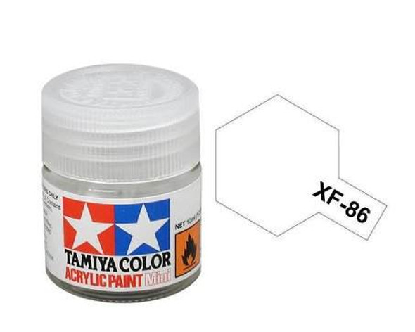 TAMIYA Acrylic Mini XF-86 Flat Clear 10ml Bottle (81786) 45136832