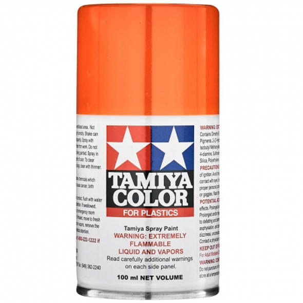 TAMIYA - TS-98 Pure Orange 100ml Spray Lacquer Paint Can (85098) 4950344850983