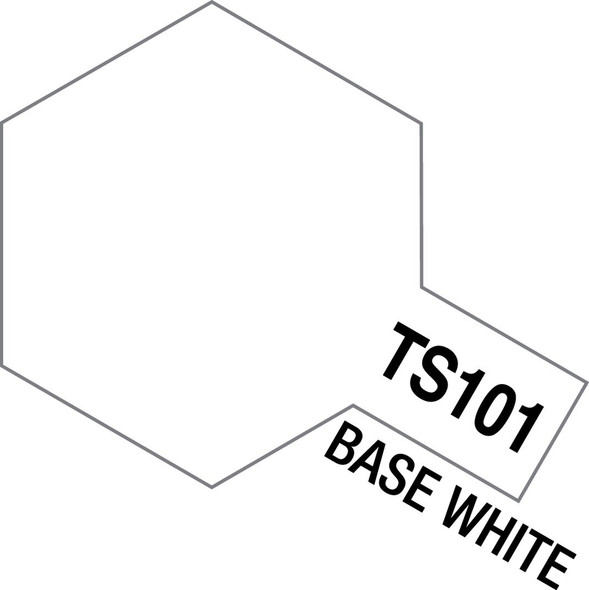TAMIYA - TS-101 Base White 100ml Spray Lacquer Paint Can (85101) 4950344851010
