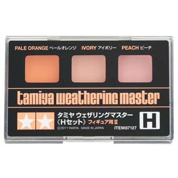 TAMIYA - 87127 Weathering Master Paint Set H (Pale Orange-Ivory-Peach) 4950344871278