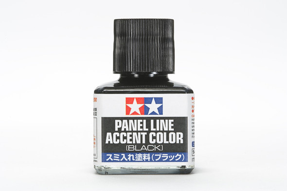 TAMIYA - 87131 Panel Line Accent Color Black Paint - 40ml Bottle 4950344871315