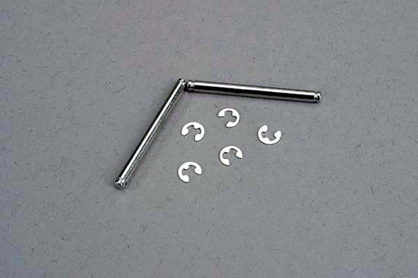 OakridgeStores.com | TRAXXAS RC Suspension pins, 2.5x29mm (king pins) w/ e-clips (2) (strengthens caster blocks) (TRA-3740) 020334374004