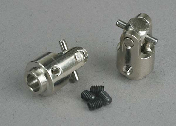 OakridgeStores.com | TRAXXAS RC Differential output yokes, hardened steel (w/ U-joints) (2) (TRA-4628X) 020334462893