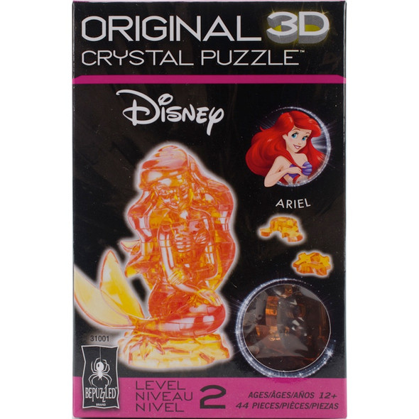 UNIVERSITY GAMES - 3-D Licensed Crystal Puzzle-Ariel (31001) 023332310012