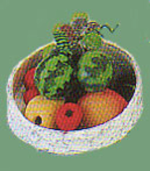 VEMARS - 1" Scale Dollhouse Miniature - Plate With Fruit (F2024)