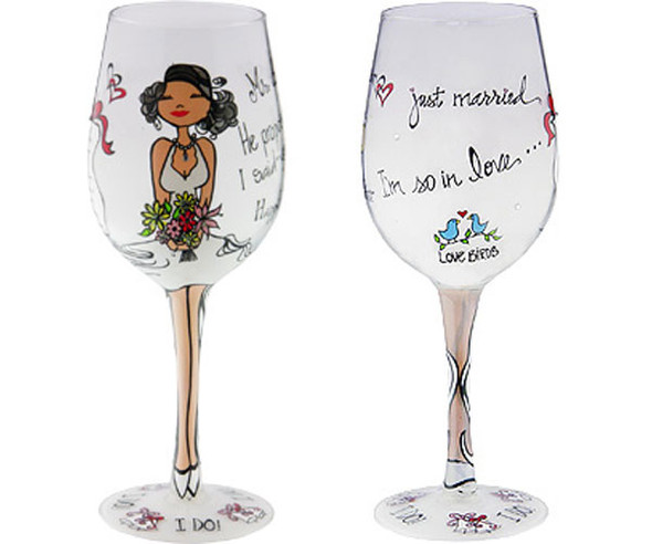 BOTTOM'S UP - 95 AND SUNNY - Wine Glass I Do (WGIDO) 794504777819