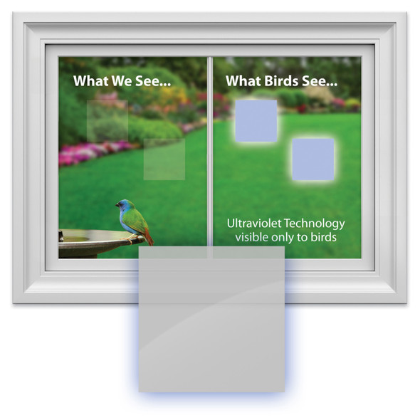 WINDOW ALERT - Square - Bird Window Collision Decal (WINDA8) 897681000081