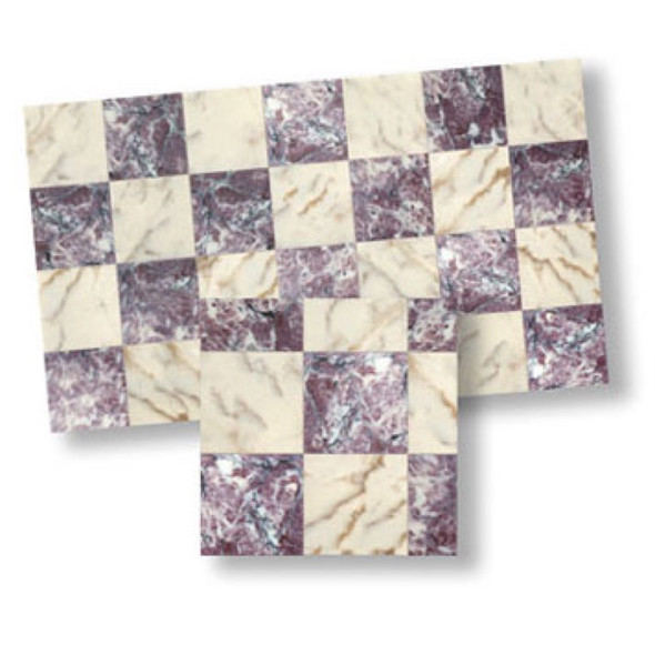 WORLD MODEL - 1" Scale Dollhouse Miniature - Faux Marble Tiles (1 piece) (34728)