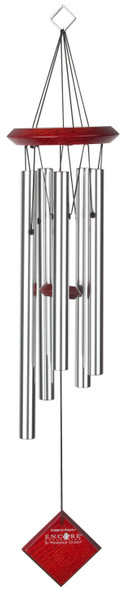 WOODSTOCK CHIMES - Chimes of Polaris Wind Bells - Silver (WOODDCS22) 028375206513