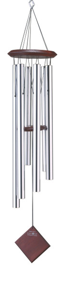 WOODSTOCK CHIMES - Chimes of Earth Wind Bells - Silver (WOODDCS37) 028375062812