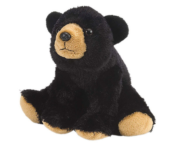 WILD REPUBLIC - Black Bear 8" Plush Animal Toy WR10832 092389108323