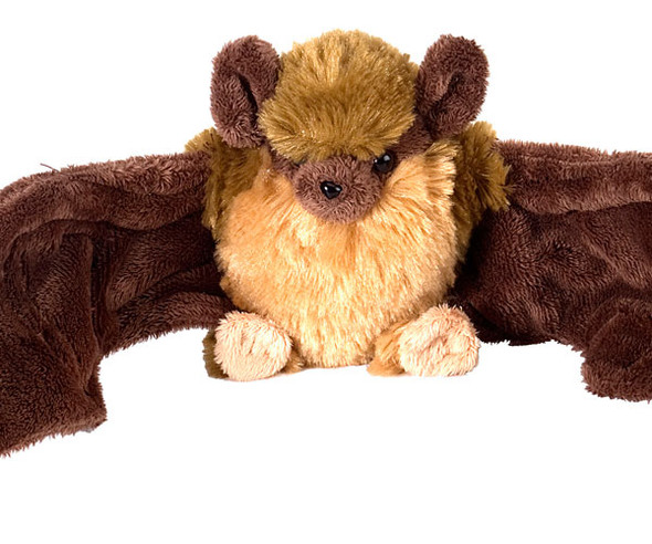 WILD REPUBLIC - Brown Bat 8" Plush Animal Toy WR12291 092389122916