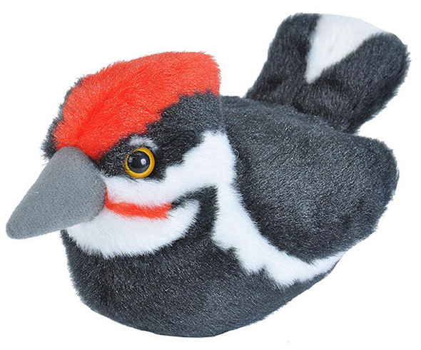 WILD REPUBLIC - Pileated Woodpecker - Squeeze Sound Plush (WR21384) 092389213843