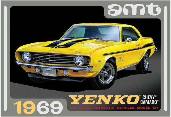 OakridgeStores.com | AMT - 1/25 '69 Chevy Camaro Yenko - Plastic Model Car Kit (1093) 849398021927