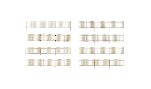 OakridgeStores.com | WOODLAND SCENICS - HO Scale Picket Fence (A2984) 724771029847