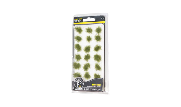 OakridgeStores.com | WOODLAND SCENICS - Medium Green Grass Tufts - Model and Diorama Landscaping (FS771) 724771007715