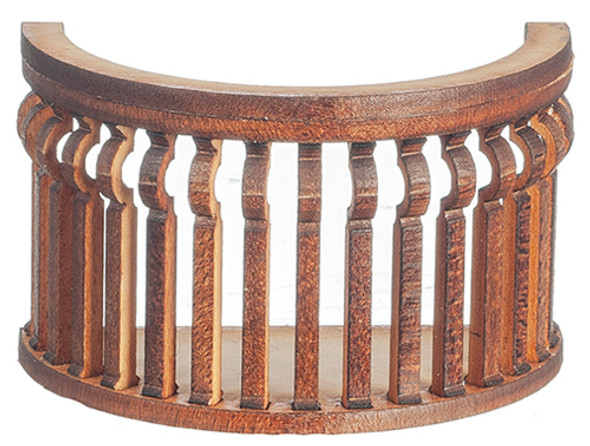 OakridgeStores.com | ALESSIO - Round Balcony, C-Curve - Dollhouse Miniature (2506)