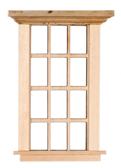 OakridgeStores.com | ALESSIO - 6 Over 6 Classical Window - Dollhouse Miniature (405C)