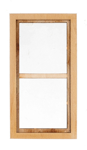 OakridgeStores.com | ALESSIO - 1 Over 1 Medium Window - Dollhouse Miniature (411M)