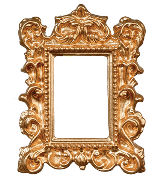 OakridgeStores.com | AZTEC - Ornate Gold Frame, 1.5X2 - Dollhouse Miniature (B0432)