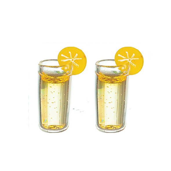 OakridgeStores.com | AZTEC - 2 Glasses Of Lemonade - Dollhouse Miniature (B1573)