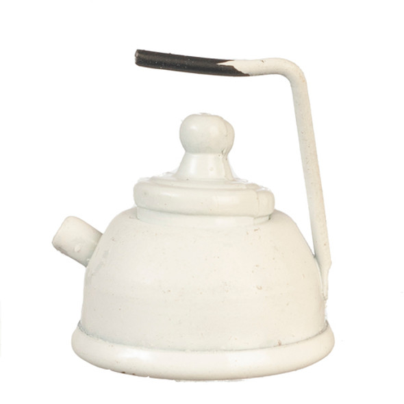 OakridgeStores.com | AZTEC - White Teapot - Dollhouse Miniature (D0862)