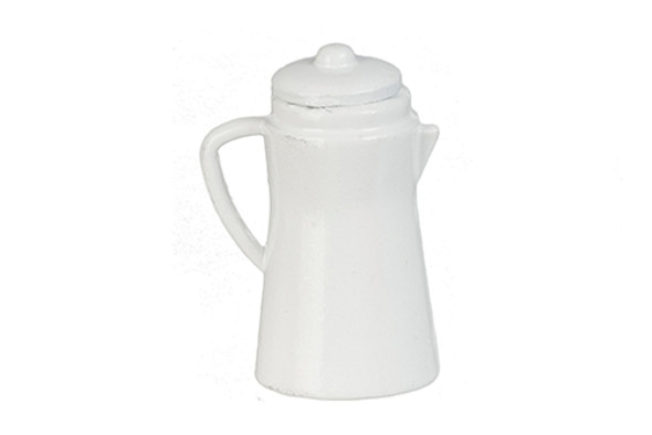 OakridgeStores.com | AZTEC - White Coffee Pot - Dollhouse Miniature (D2803)