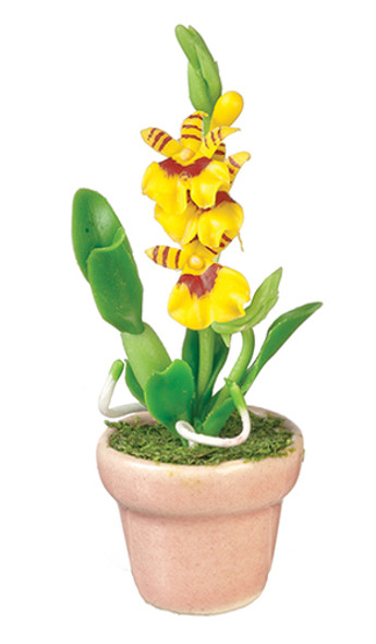 OakridgeStores.com | AZTEC - Oncidium Orchid Yellow - Dollhouse Miniature (G7424)