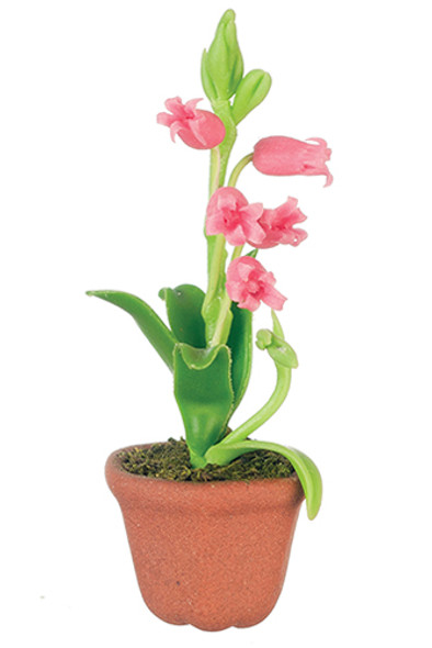 OakridgeStores.com | AZTEC - Lilies In Pot Pink - Dollhouse Miniature (G7474)