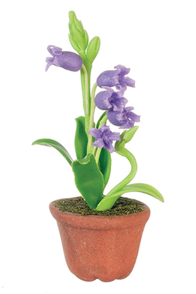 OakridgeStores.com | AZTEC - Lilies In Pot Purple - Dollhouse Miniature (G7475)