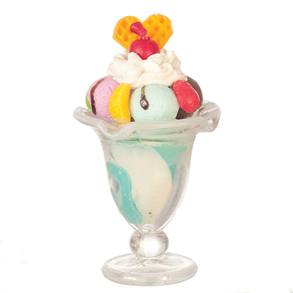 OakridgeStores.com | AZTEC - Large Ice Cream Sundae - Dollhouse Miniature (G7507)